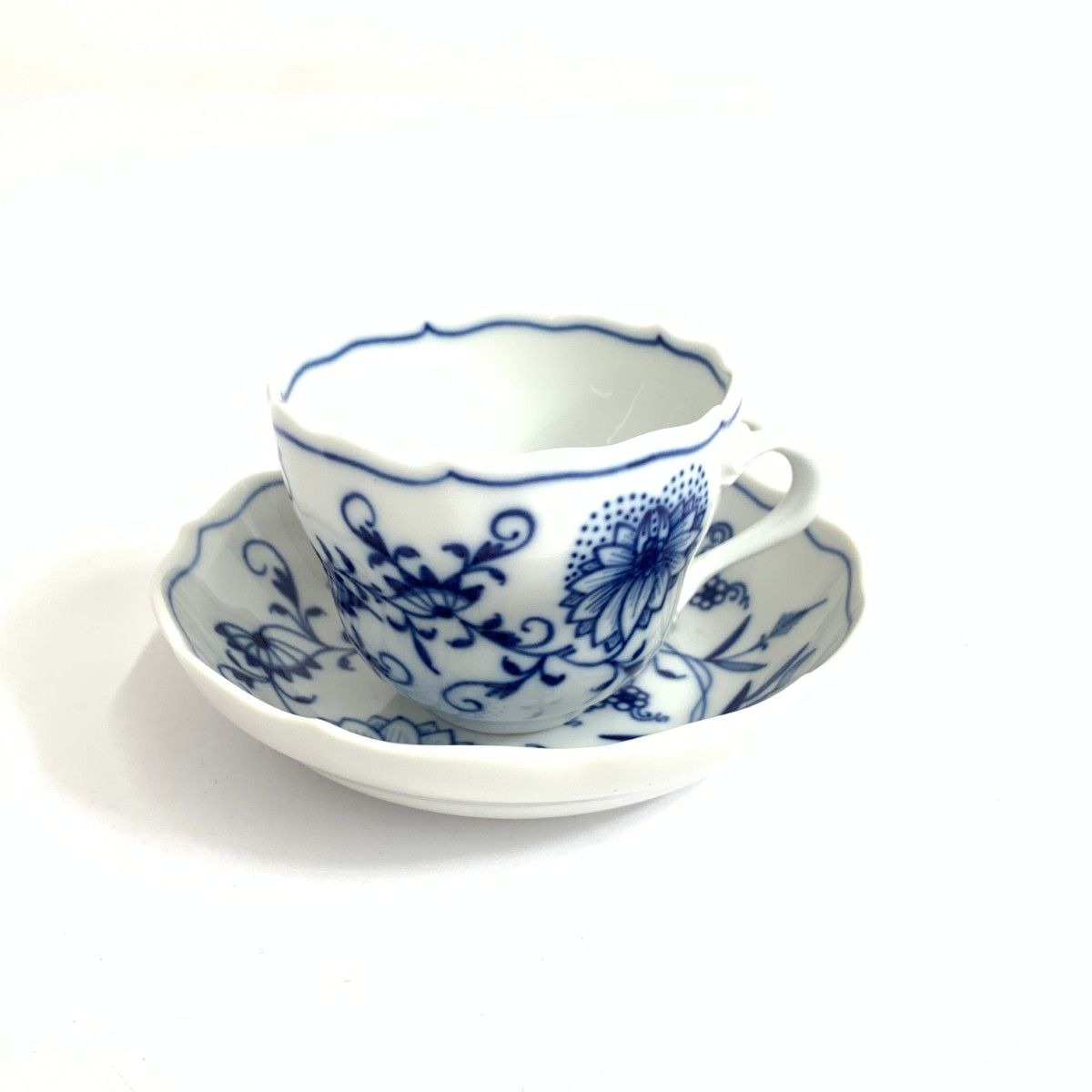 マイセンデミタスカップ マイセン meissen デミタスカップアンドソーサー - メルカリ