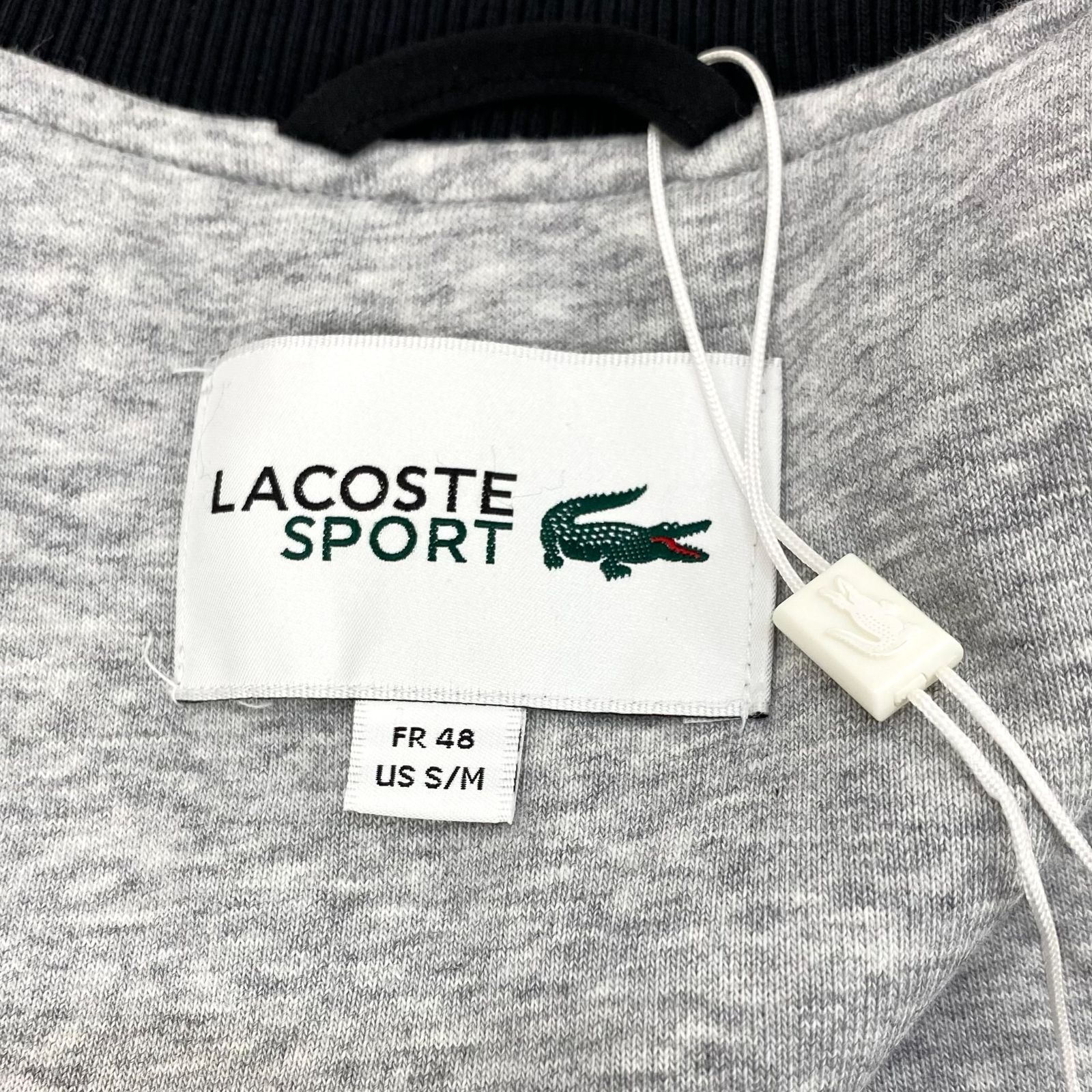 美品 LACOSTE ラコステ BH6790L スリーブ切り替え ジップアップ 