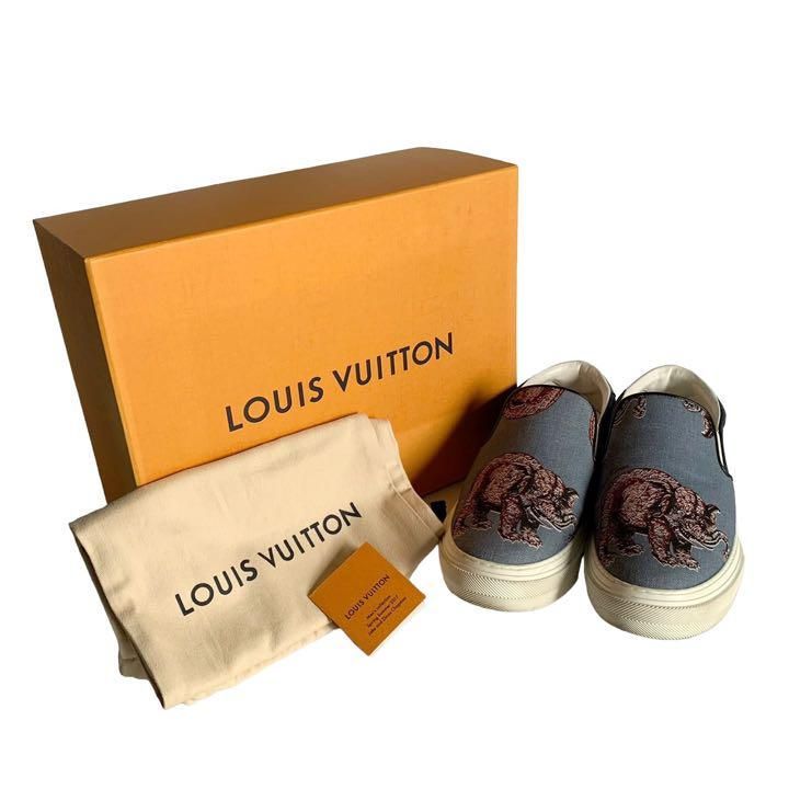 LOUIS VUITTON ルイヴィトン MS1106 靴 スリッポン - メルカリ