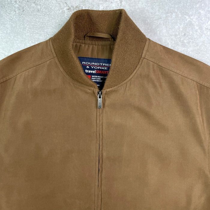 ROUNDTREE - YORKE フェイクスエード ブルゾンジャケット メンズL相当