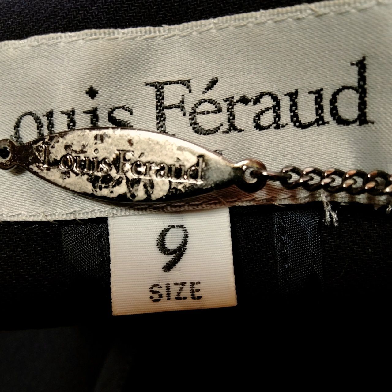 ねこやなぎさま Louis Feraud (ルイフェロー) ジャケット　9号 Louis Feraud ルイ フェロー デニムミックス ウールジャケット 9