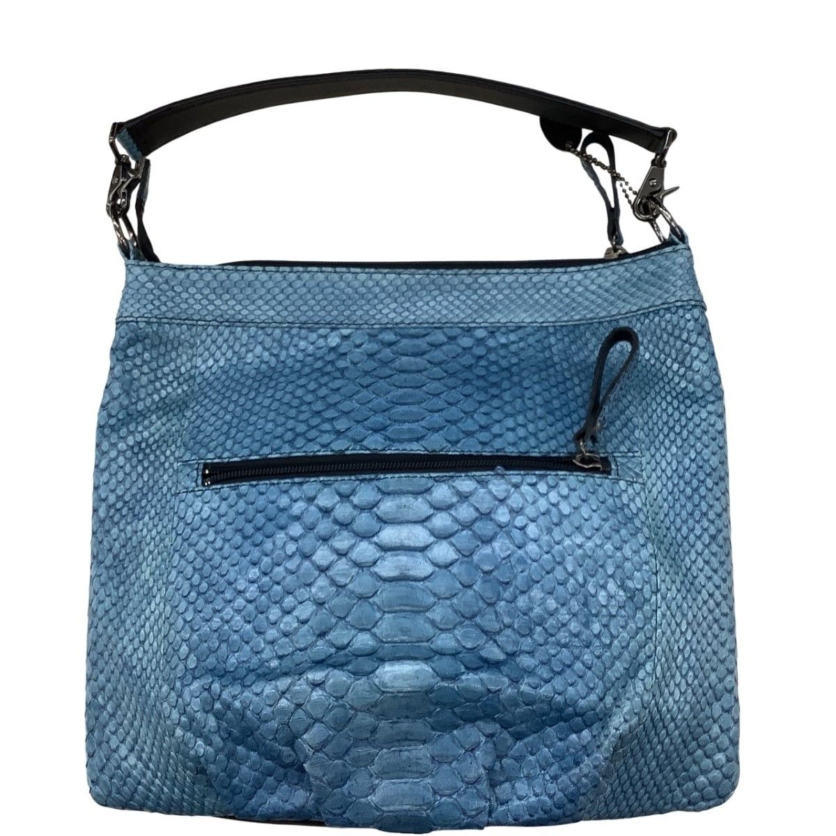 レディース レザー バッグ パイソン JRA認定 305 スカイブルー - メルカリ 