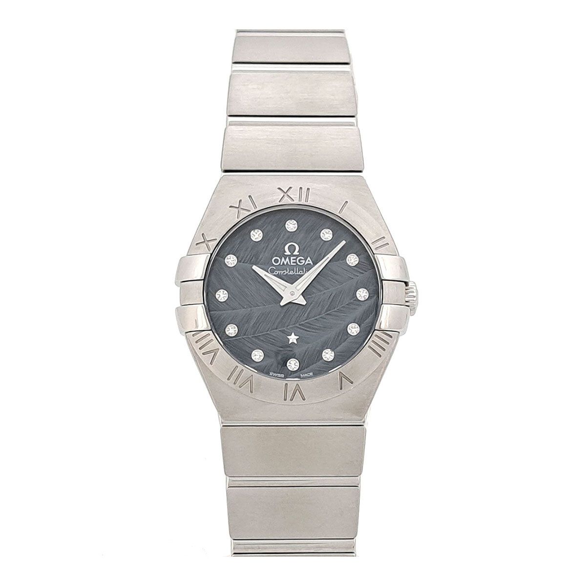 オメガ コンステレーション ブラッシュ フェザー 12Pダイヤ 123.10  