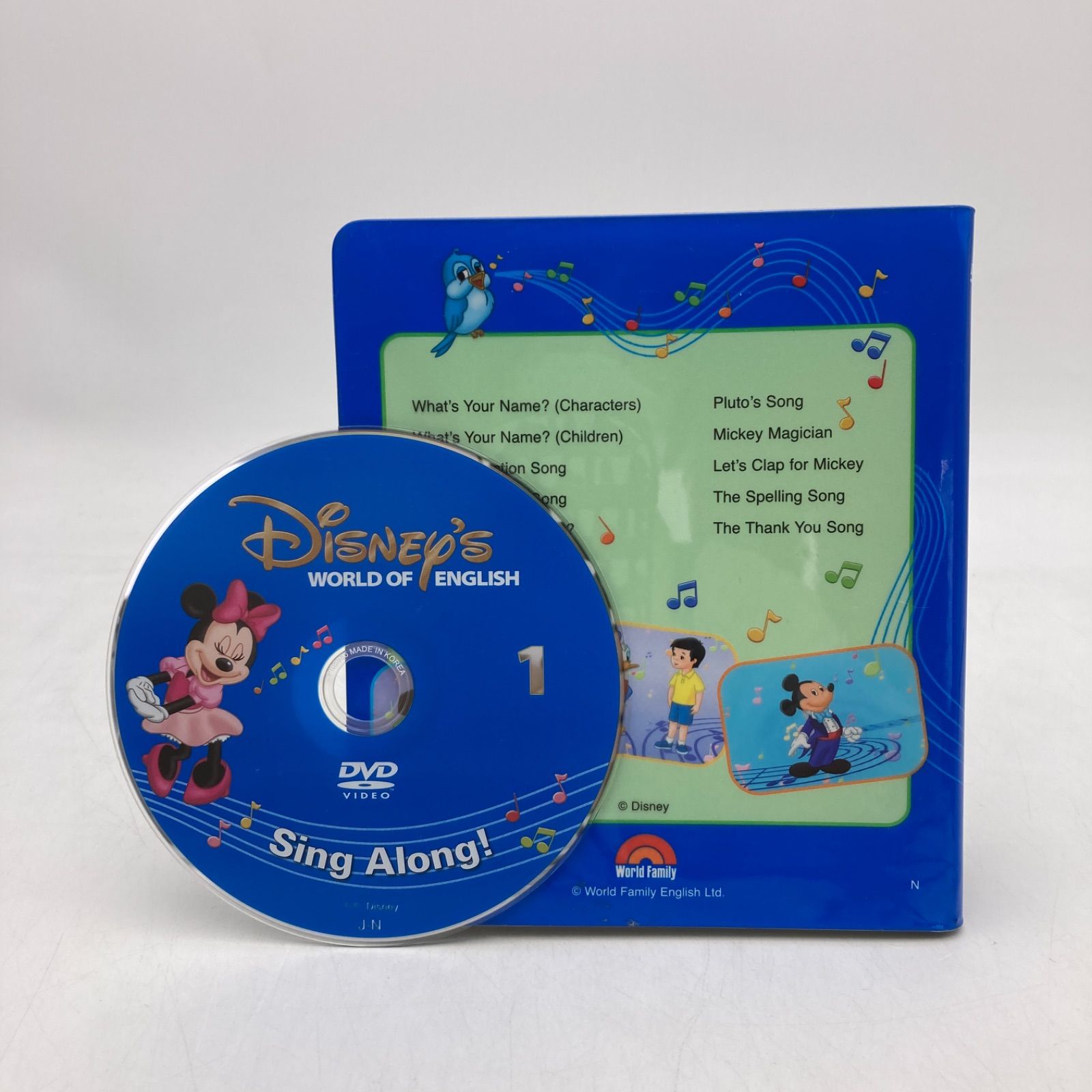 シングアロング　新子役DVD　ディズニー英語システム　DWE　600726 シングアロング 新子役DVD ディズニー英語システム DWE 1000726