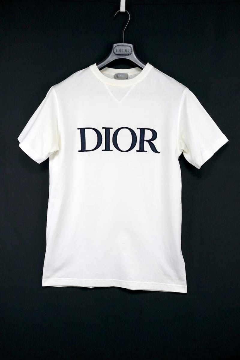 21SS DIOR Embroidered Logo Tee 183J685A0677 ロゴワッペン エン