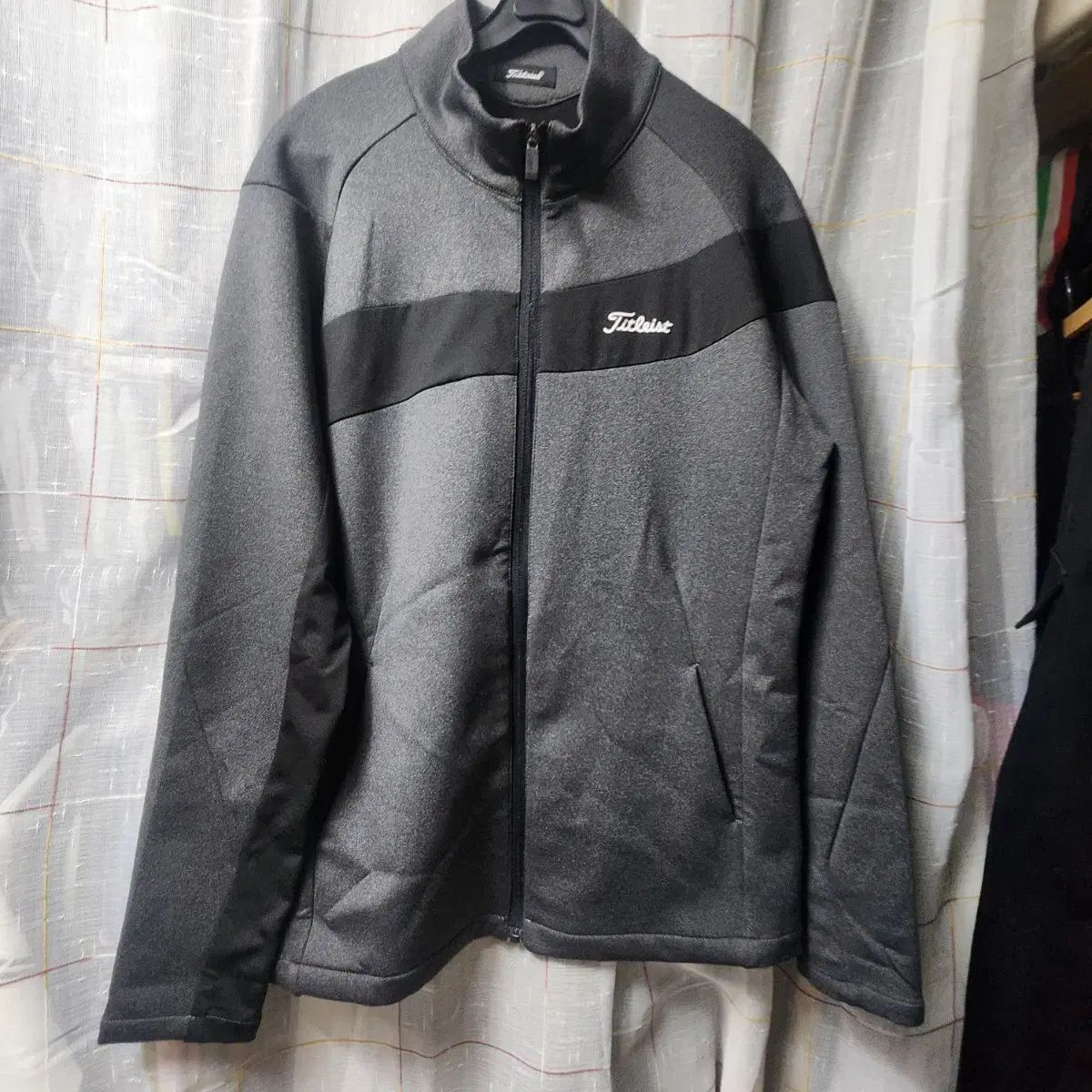 タイトリスト ゴルフウェア フルジップアップ ジャケット ダークグレー XL