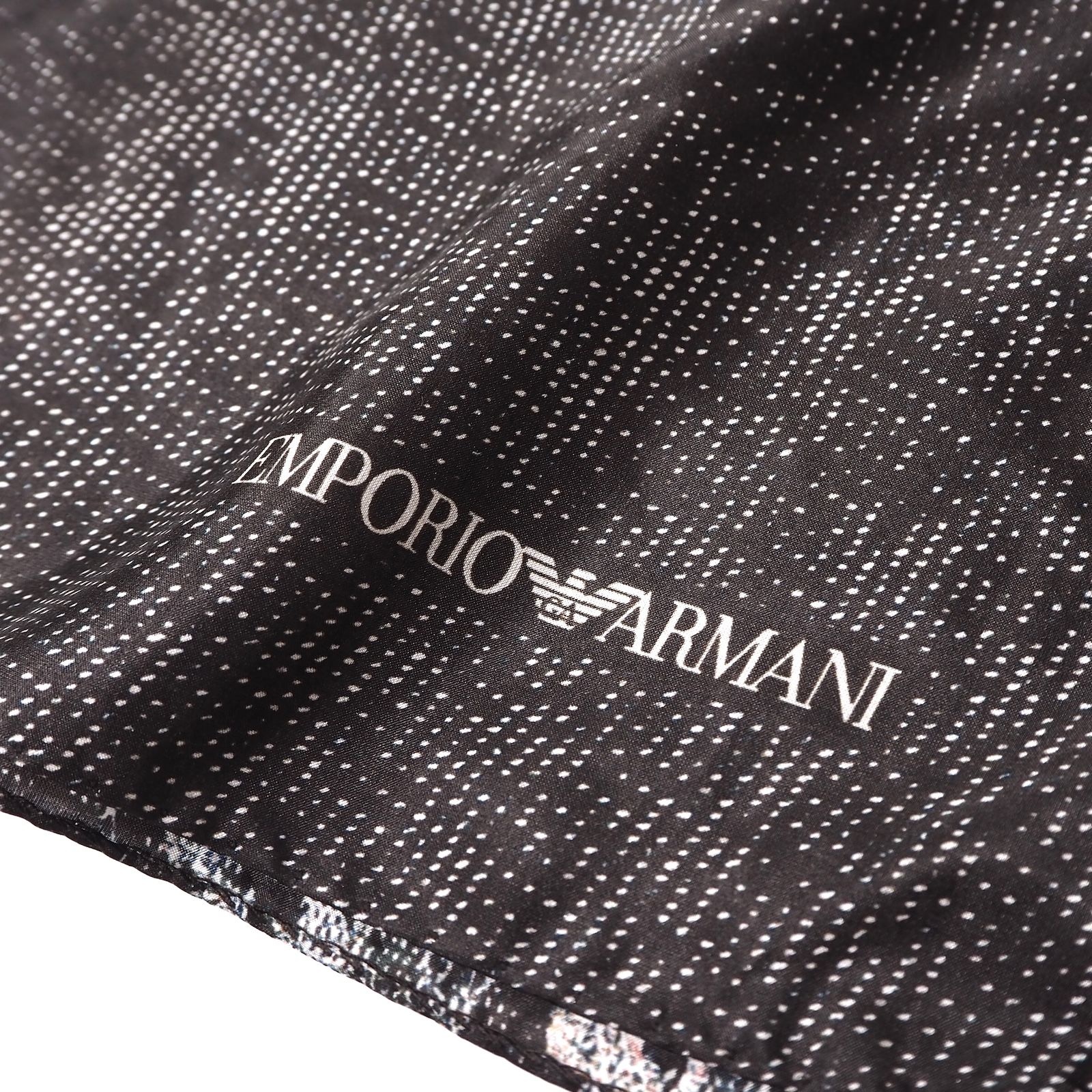 新品　エンポリオ　アルマーニ　スカーフ　シルク　ARMANI 未使用 エンポリオアルマーニー EMPORIO ARMANI 現行 シルク