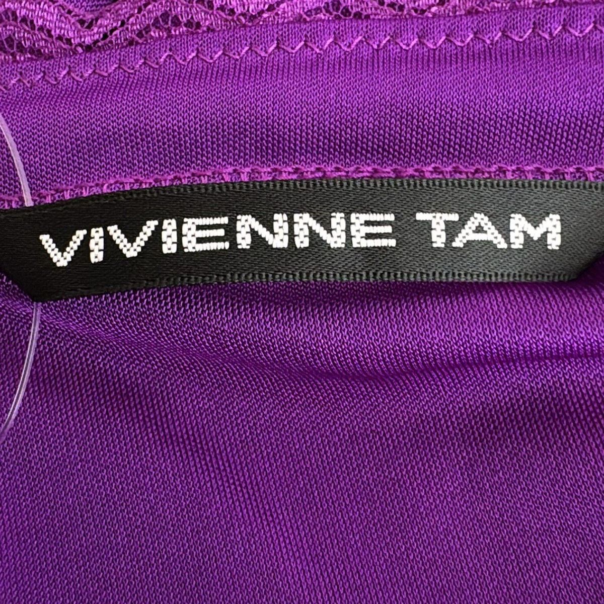 VIVIENNE TAM ヴィヴィアンタム パワーネット ワンピース　パープル VIVIENNE TAM ヴィヴィアンタム パワーネット ワンピース パープル