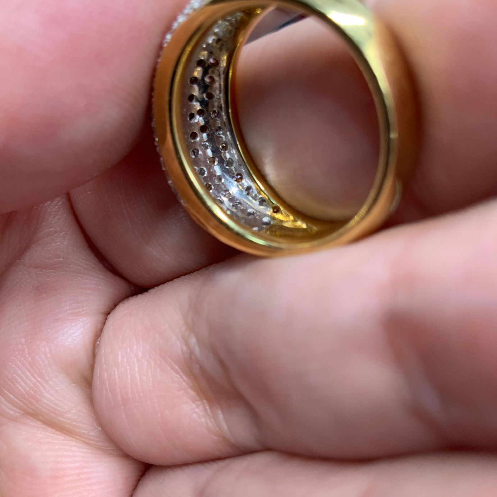 K18 ダイヤ デザインリング 1.02ct 8g 約11.5号 - メルカリ