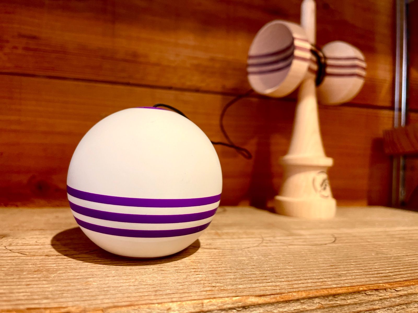 けんたん！ Cereal kendama KWC PURPLE Hybrid 2o4 Shape けん玉