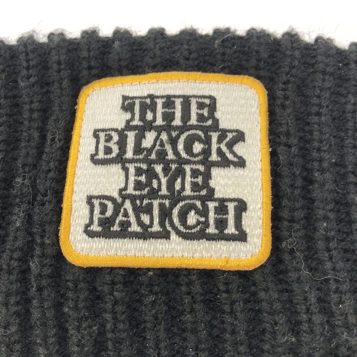 BlackEyePatch ブラックアイパッチ ロゴパッチニットビーニー キャップ  ブラック F