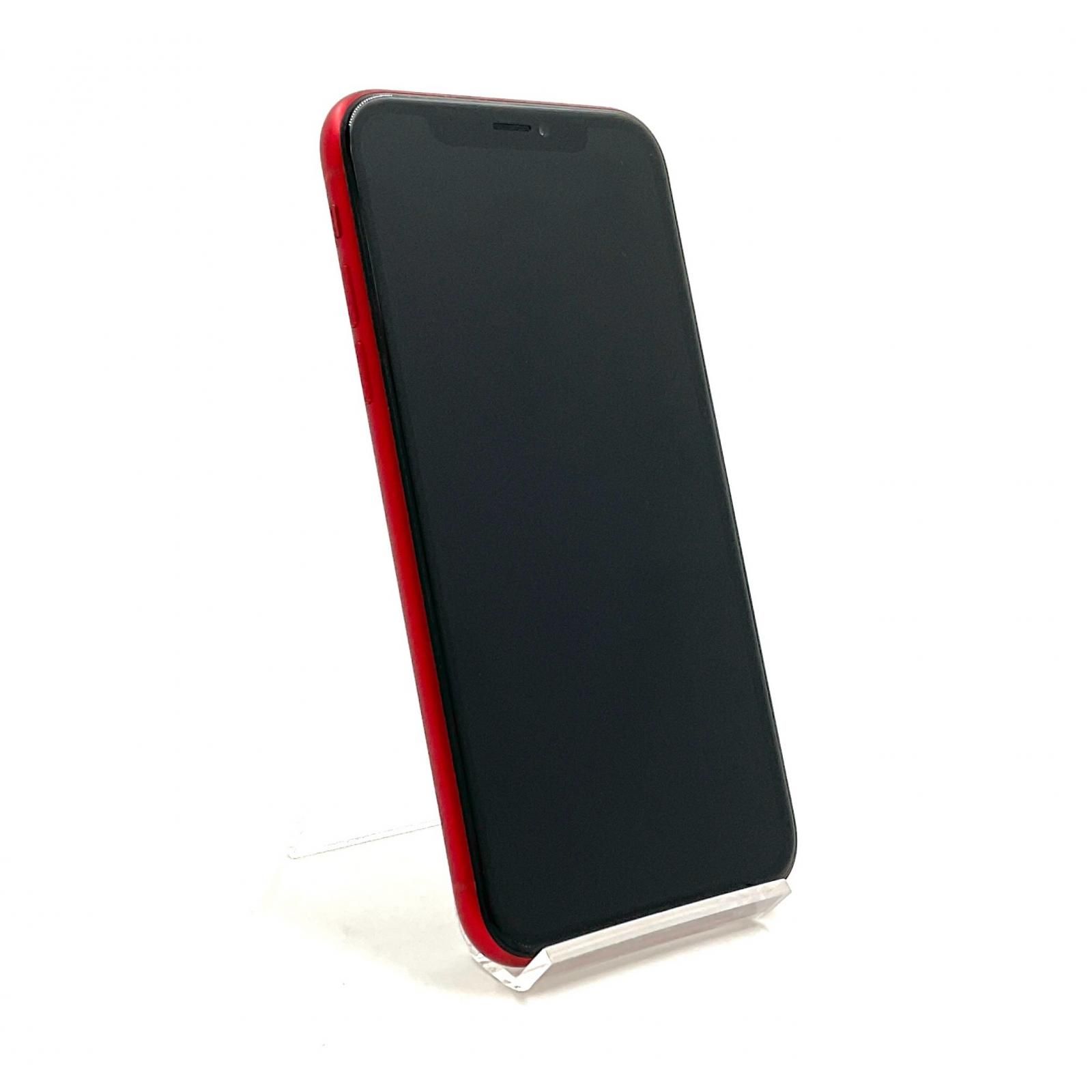 スマートフォン・携帯電話 iPhone XR 64GB RED docomo 白ロム 80