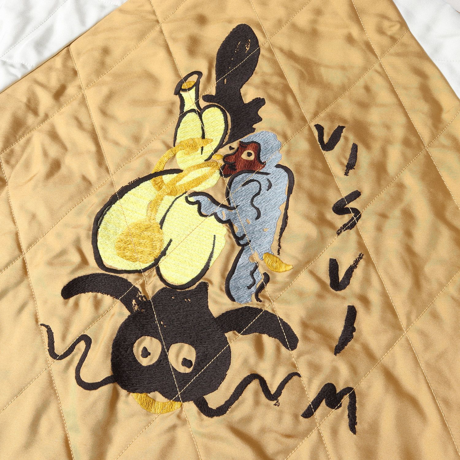 新品 visvim ビズビム 受注限定 シルク リバーシブル スーベニア