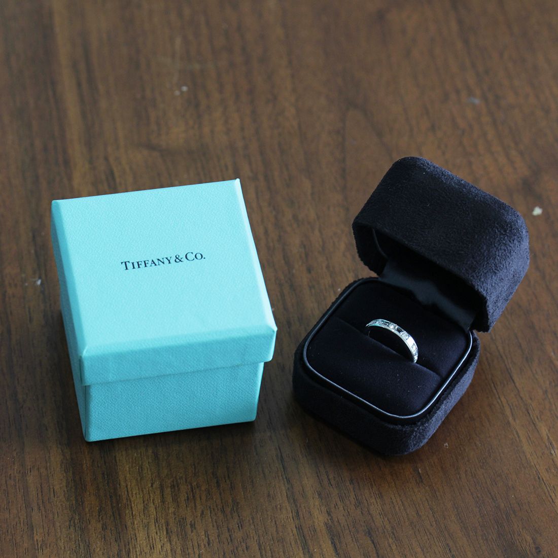 Tiffany & Co. ハーフエタニティ オリジナルボックス付き Tiffany & Co