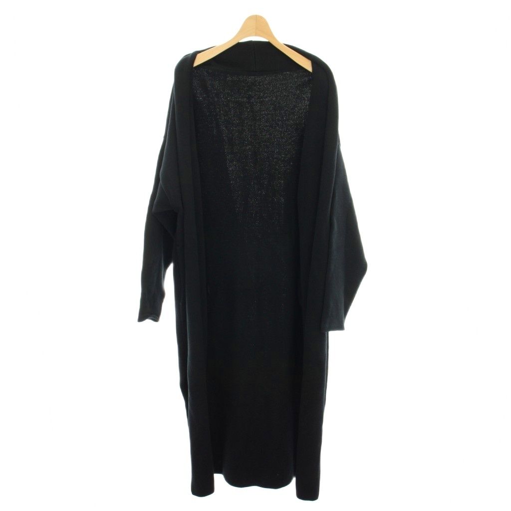 美品 Deuxieme Classe Twins cotton ロングガウン 黒 中古ドゥーズィエムクラス DEUXIEME CLASSE 20SS Twins cotton 専用