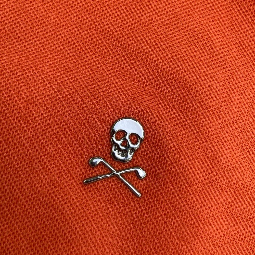 サイズ：46 MARK&LONA マークアンドロナ 半袖ポロシャツ オレンジ系