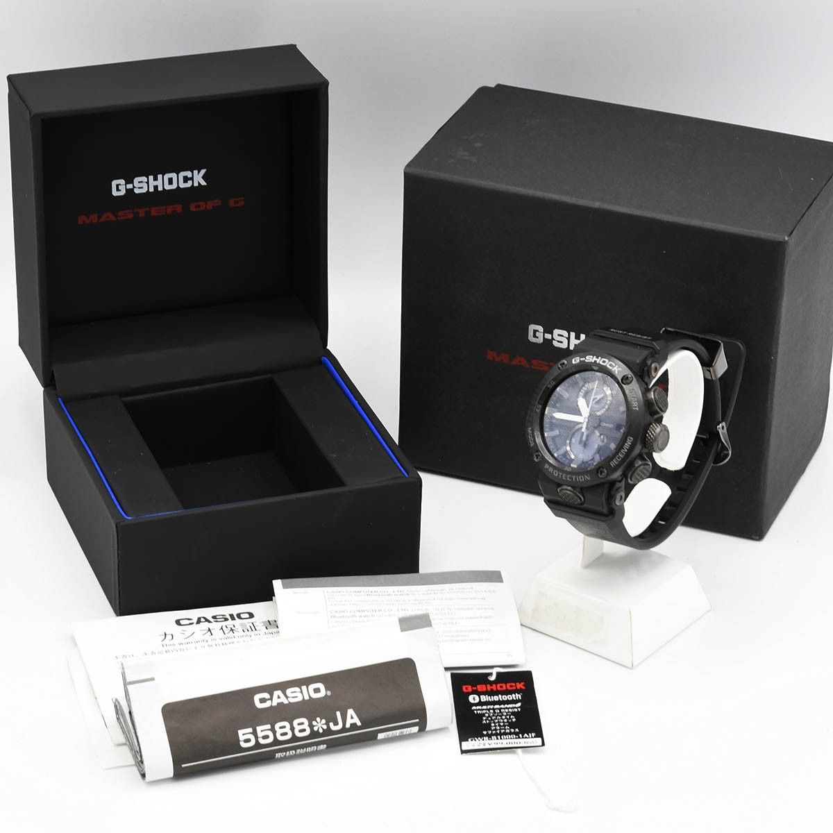 稼働 腕時計 CASIO カシオ G-SHOCK 5588 GWR-B1000 MASTER OF G タフソーラー 黒色文字盤 箱 取説有 24s1150-1 WWW_NOITHATQUANGTHANH_NET