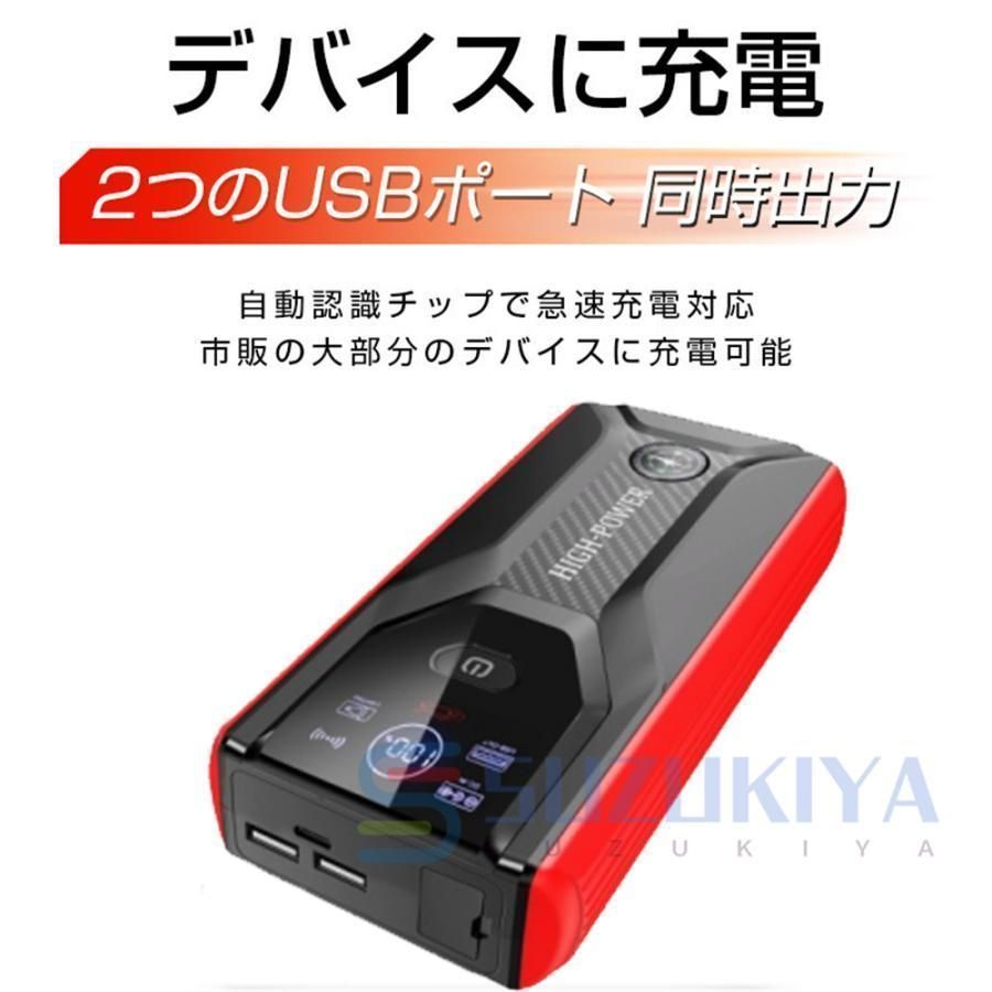 ブースターケーブル モバイルバッテリー