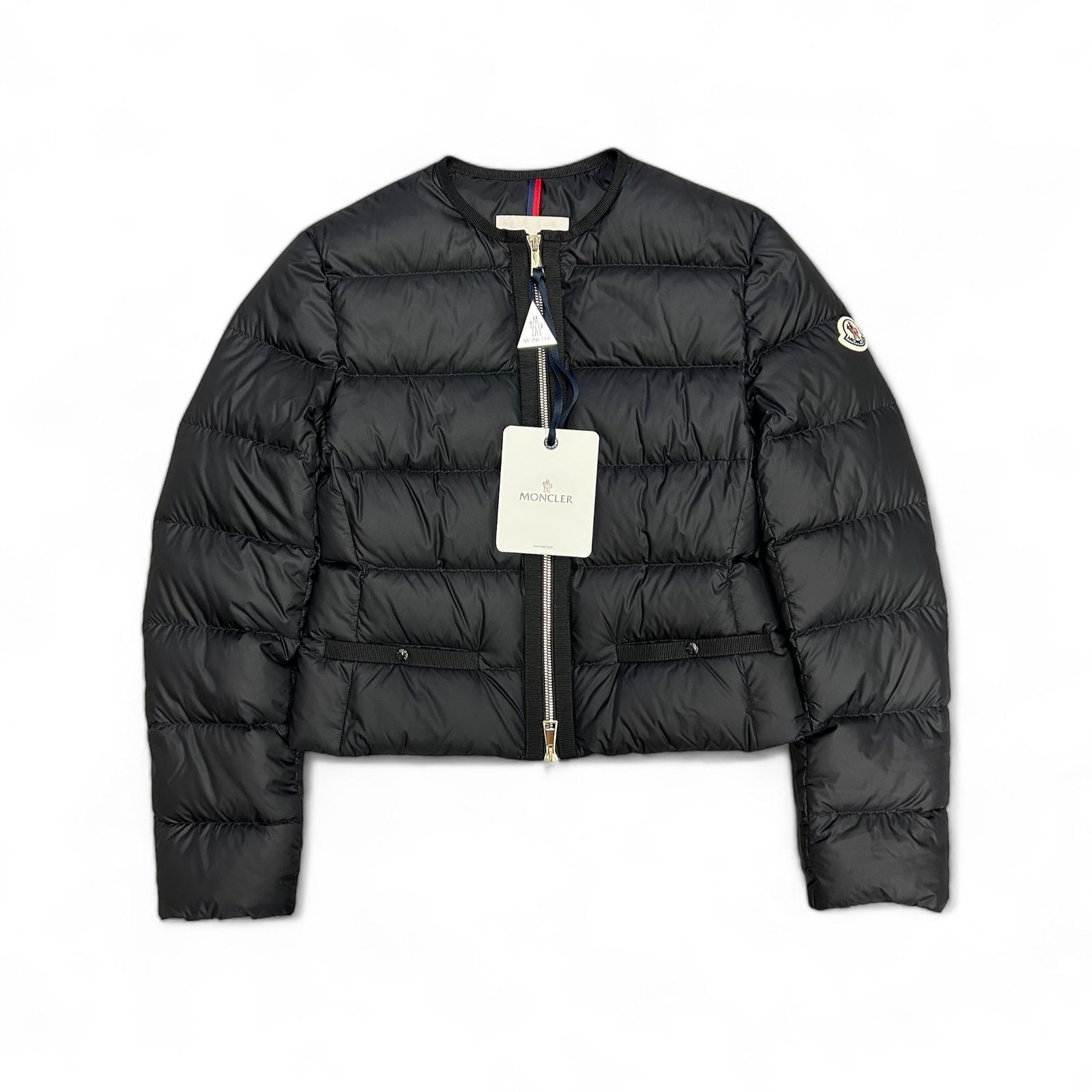 新品 MONCLER ロゴ Laurine ショートダウンジャケット モンクレール 
