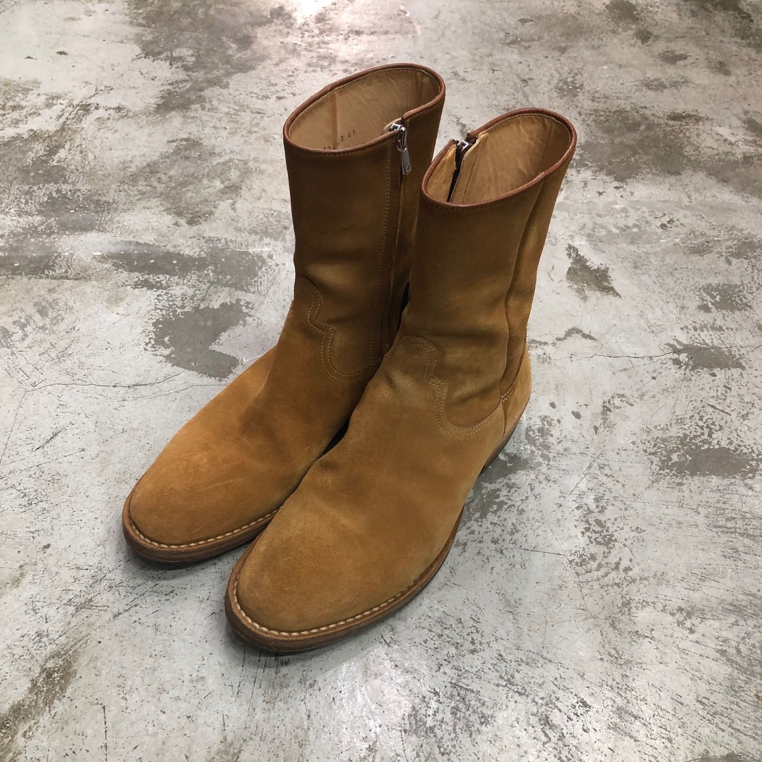 Rags McGREGOR nonnative OFFICINE CREATIVE RANCHER ZIP UP BOOT NN-F2854  サイドジップ スエード ブーツ ノンネイティブ オフィチーネクリエイティブ ラグスマックレガー 41 75003A1 - メルカリ