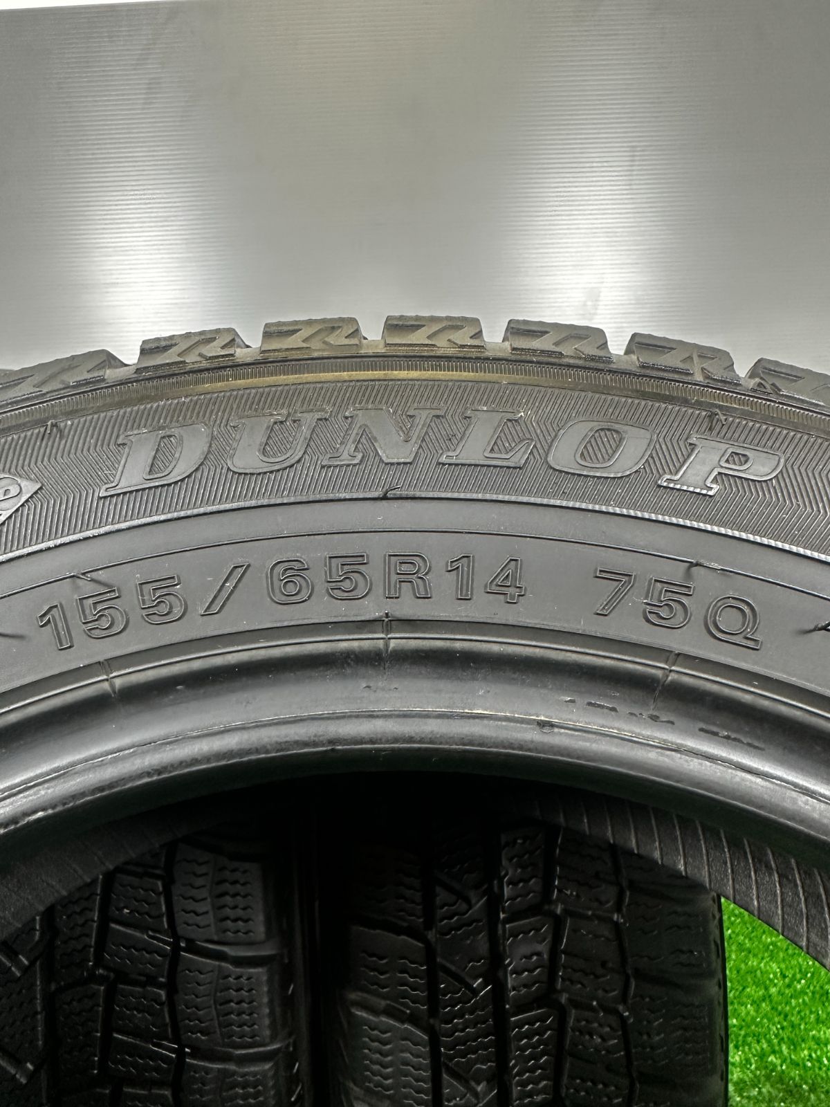 送料無料☆155/65R14 ダンロップ WM02 2020年製 4本 冬タイヤ