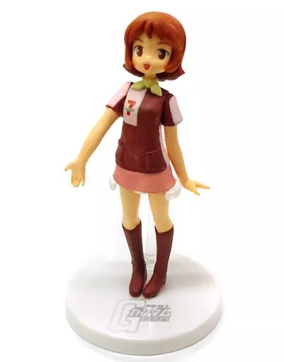 ★フラウ・ボウ★セブンイレブン制服ver.★ハーフエイジガールズ★ガンダム 中古】トレーディングフィギュア フラウ・ボゥ セブンイレブン