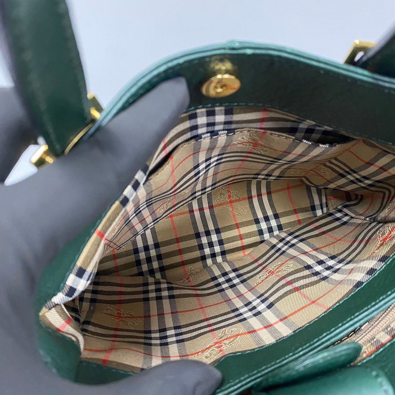 美品 希少品 BURBERRY バーバリーズ バーバリー ノバチェック ロゴ 