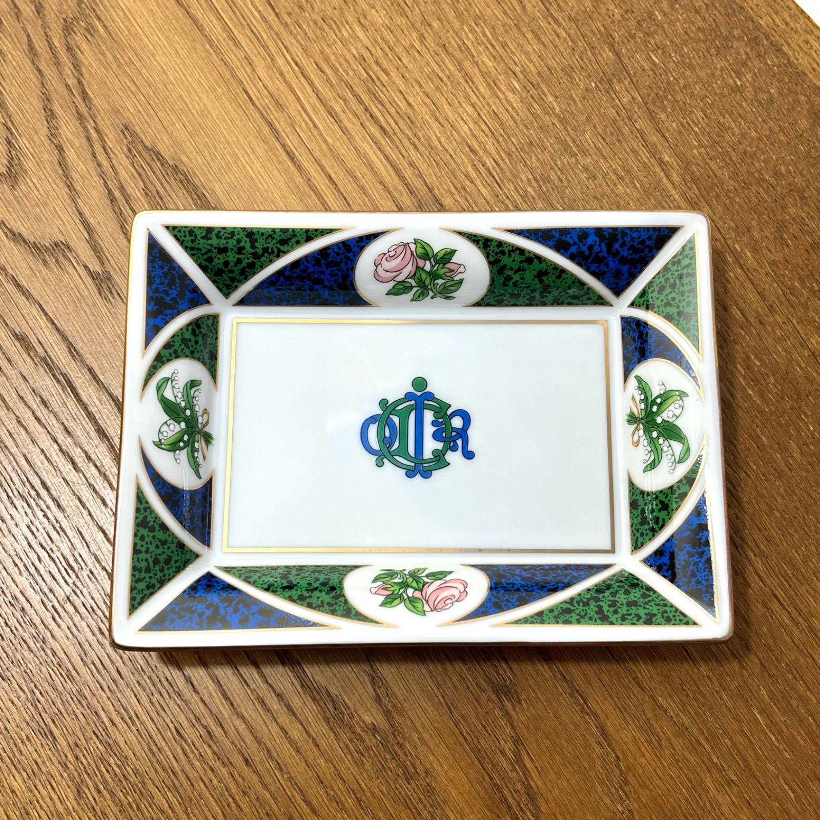 Christian Dior　クリスチャンディオール　スクエアプレート　角皿 Christian Dior 角皿 Christian Diorクリスチャンディオールお皿