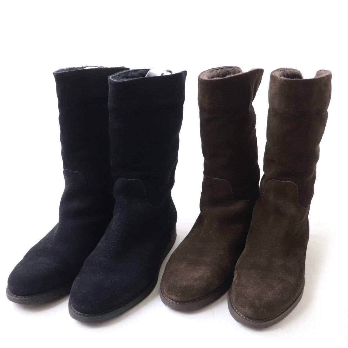 Salvatore Ferragamo FALCON ムートン ブーツ フェラガモ ムートンブーツ 中古B/標準】Salvatore Ferragamo