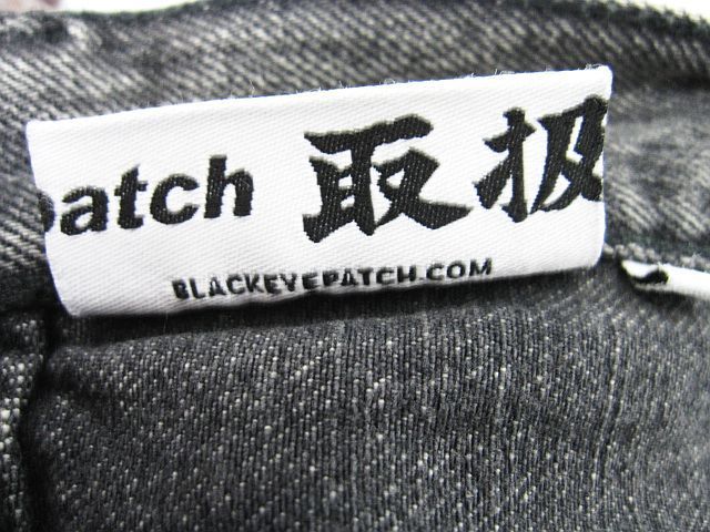 極美品】BlackEyePatch ブラックアイパッチ ジーンズ デニム