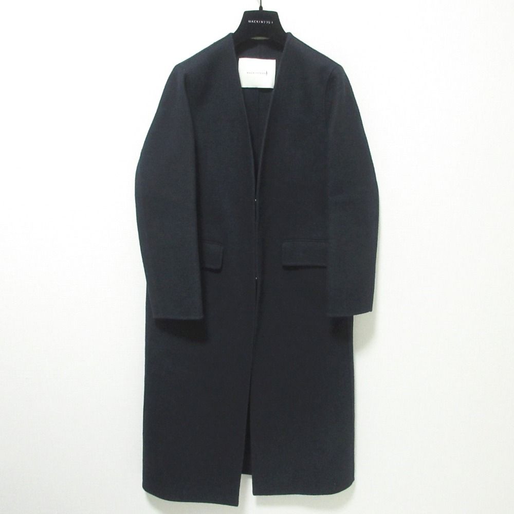 未使用級❤️ MACKINTOSH ダブルフェイスメルトンウールコート　ブラック ウィメンズ コート | マッキントッシュ オフィシャル – Mackintosh
