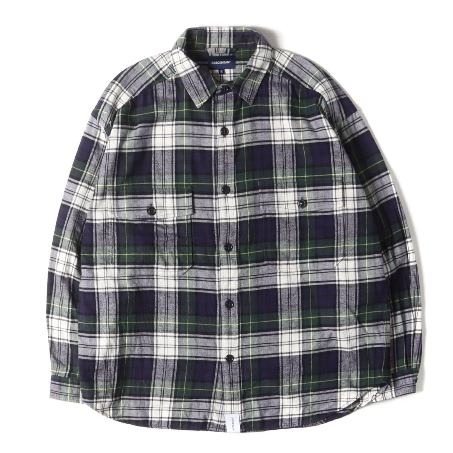 DESCENDANT ディセンダント シャツ サイズ:2 / タータンチェック