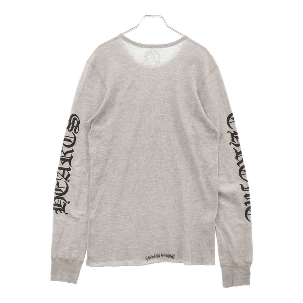 アームロゴプリント 長袖Tシャツ