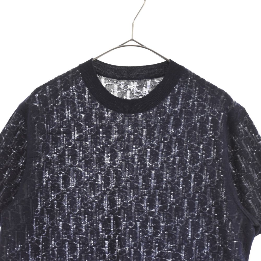 DIOR (ディオール) 21SS オブリーク ニット シースルー 半袖T