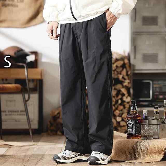 S メンズ ファッション 服 男性用 オシャレ シンプル 大人 かっこいい ストリート アメリカン 多機能 夏 薄手 ストレート アウトドア 速乾 アサルト パンツ ゆったり ワイドレッグ カジュアル パンツ