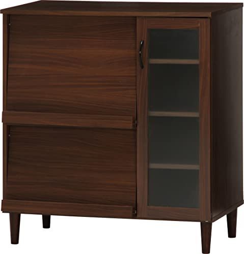 数量 アルト キッチンキャビネット リビング収納 ダークブラウン 不二貿易 96604