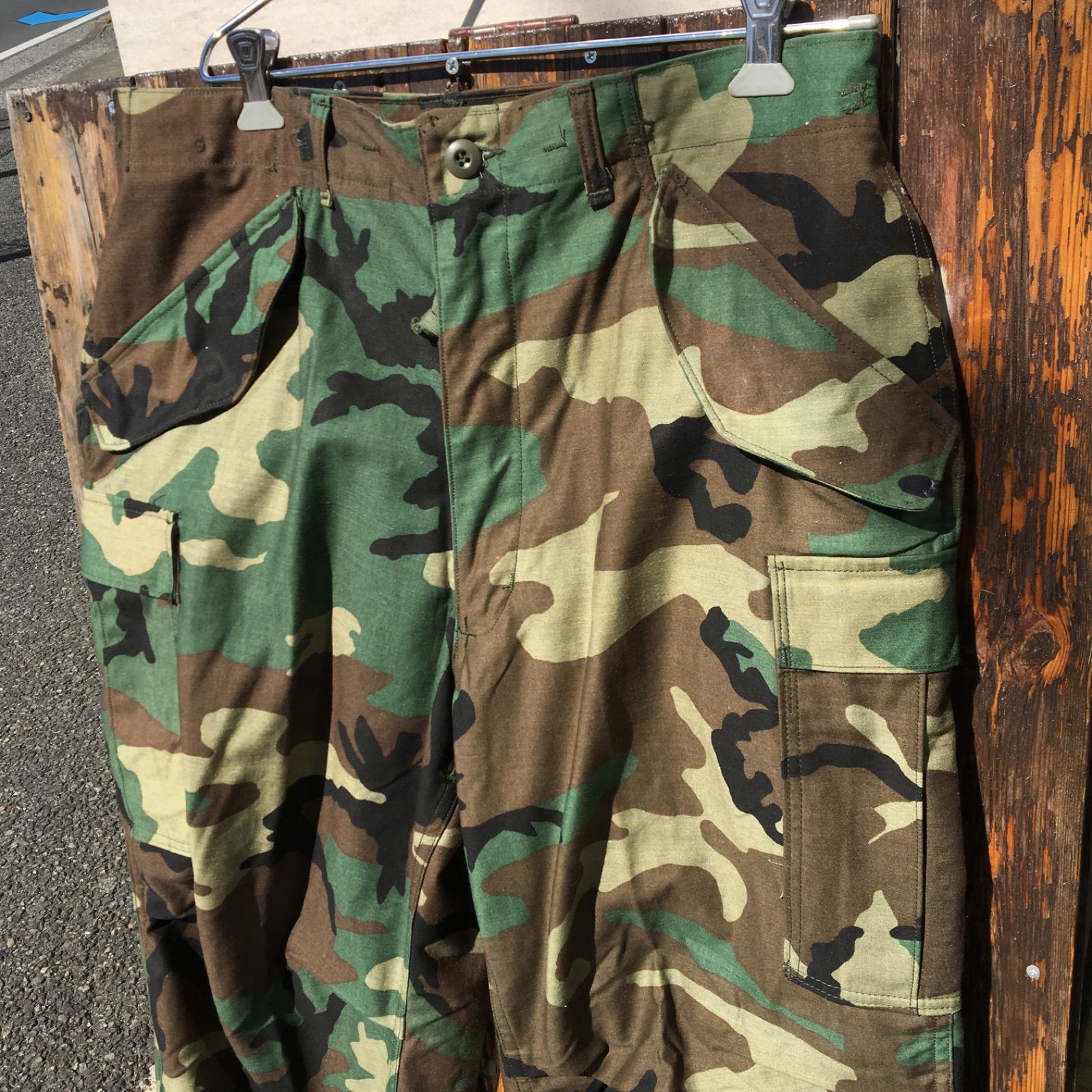 【DEADSTOCK】【US ARMY】80's Vintage 米軍実物 M-65 ウッドランドカモ フィールドカーゴパンツ ミリタリーパンツ US-M-S