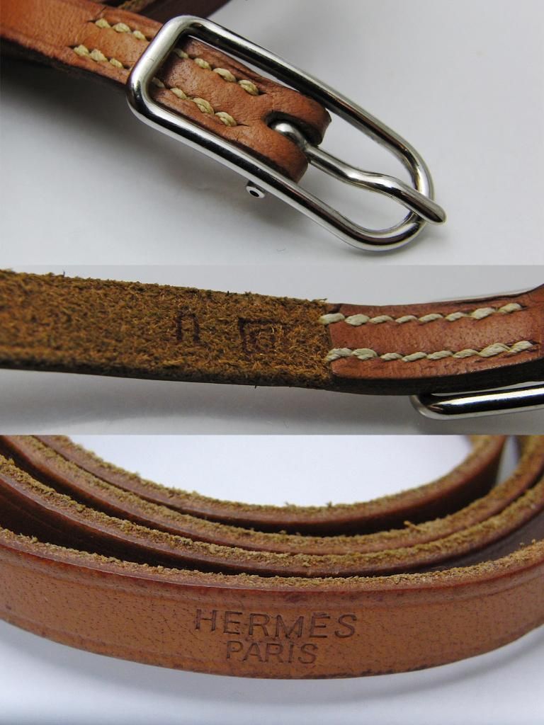 【HERMES】エルメス/チョーカー/アピIII/D刻印/ブラウン/中古B+ C-5833