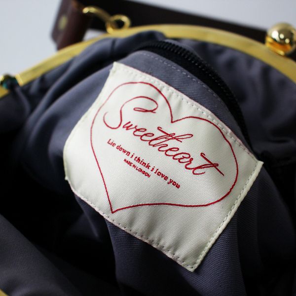 sweetheart スウィートハート スカーフ付きバッグ/グリーン