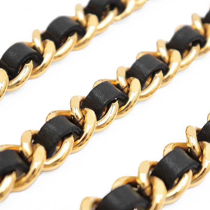 CHANEL シャネル チェーンベルト レザー コンビネーション
