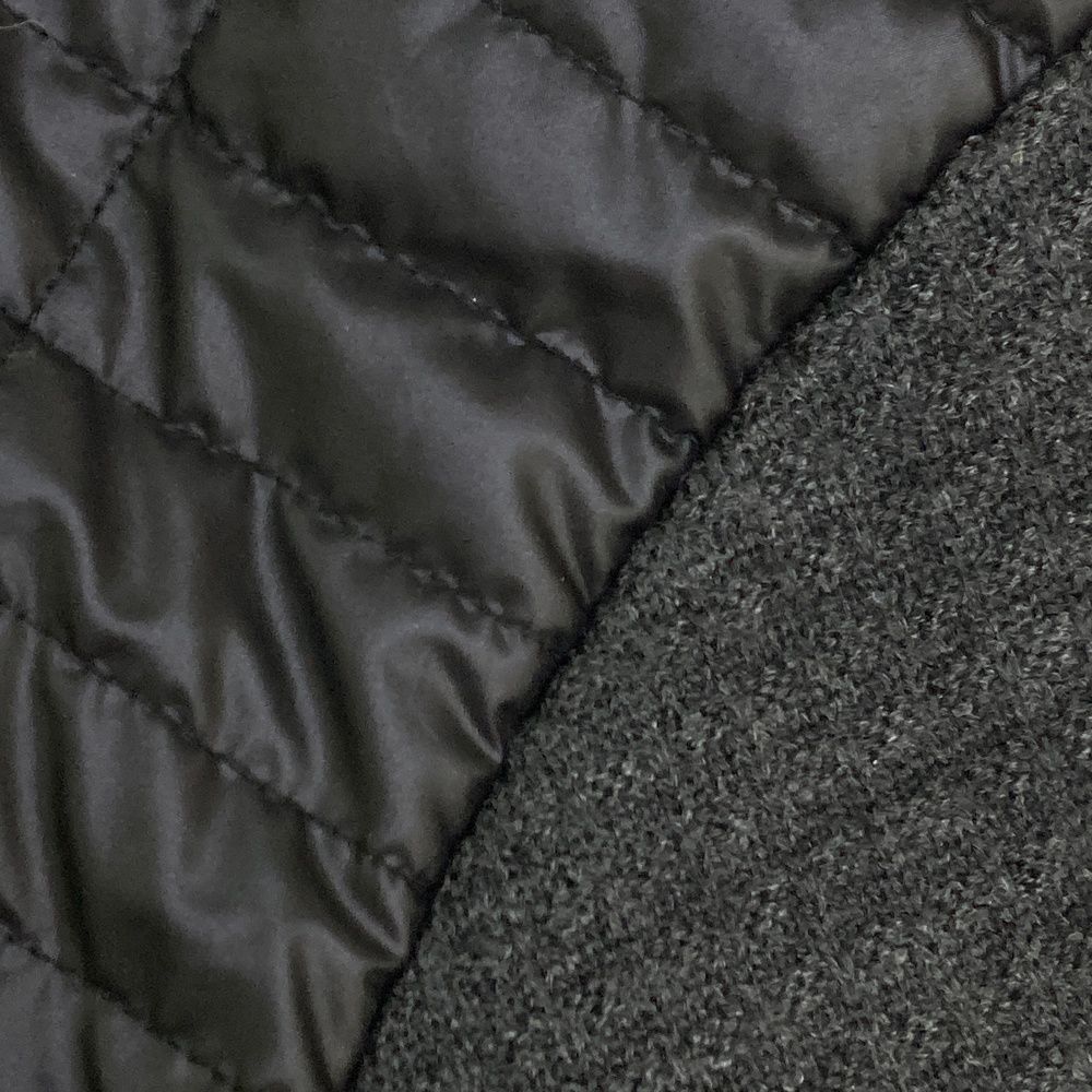 サイズ：XL OAKLEY オークリー ニット切替 中綿ジャケット ブラック系