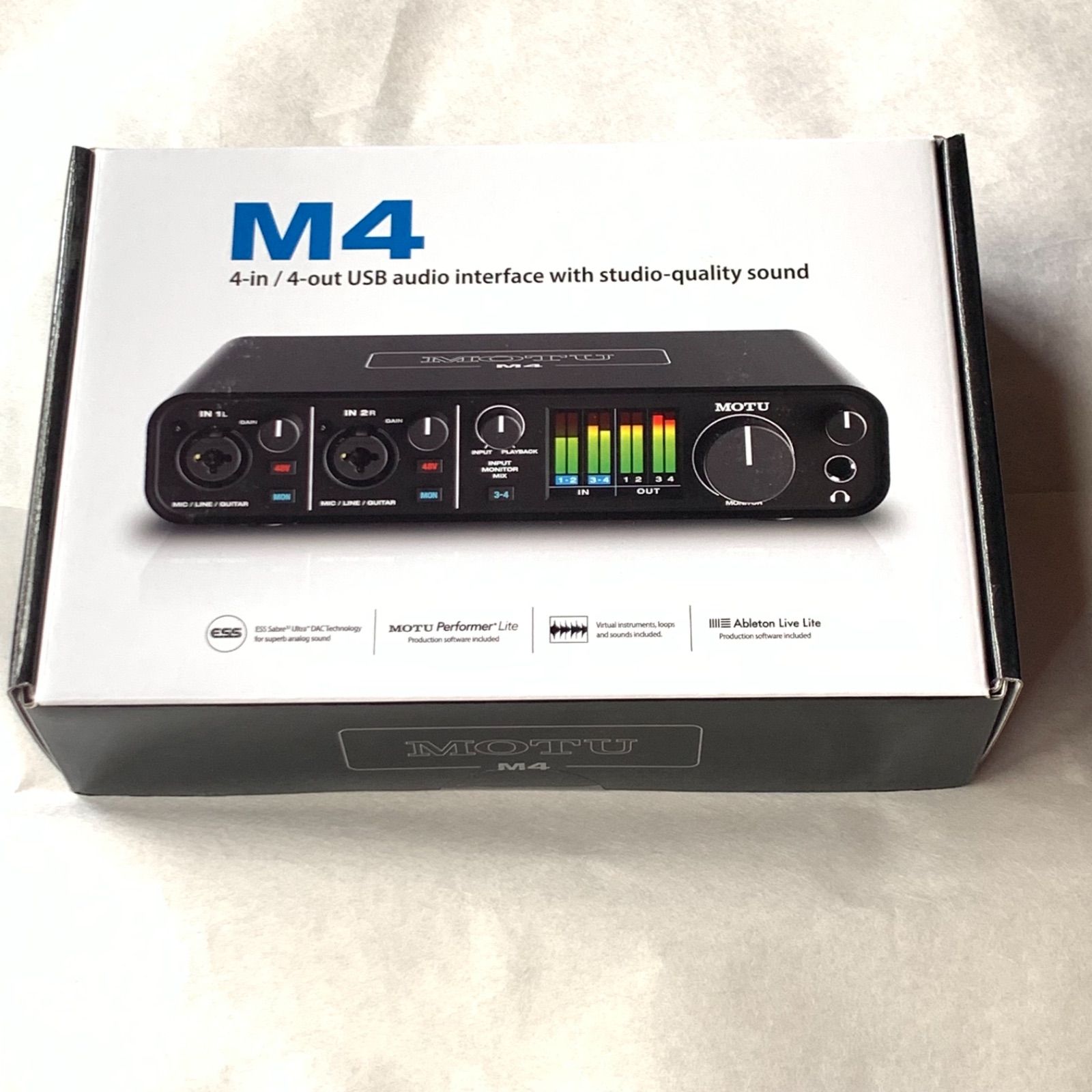 新品未使用】MOTU M4 オーディオインターフェース - グローバルストア ...