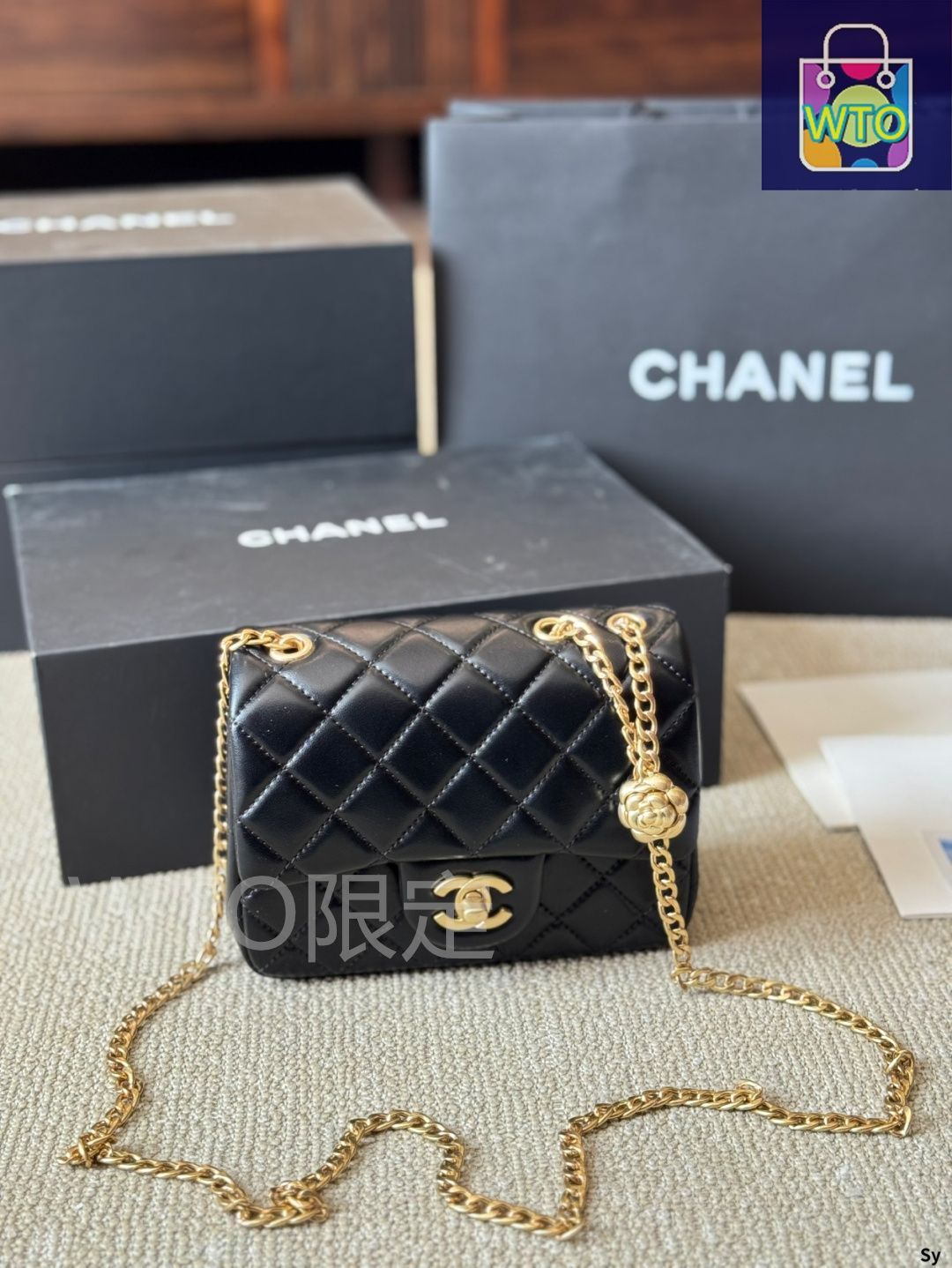 今日 Chanel Walk In Camellia Square Flap ～ウォークイン 山茶花 スクエアフラップ～-WTO輸入2
