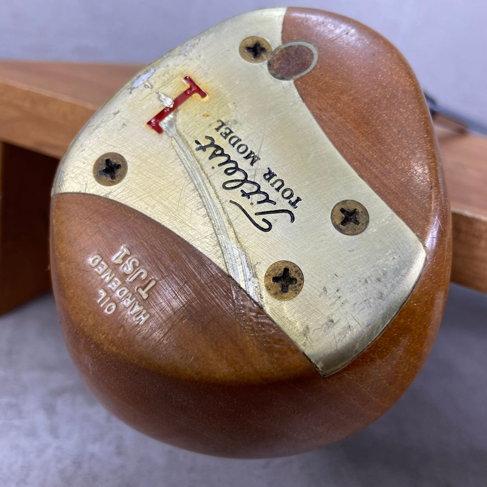 Titleist - タイトリスト　ツアーモデル　パーシモン　メンズゴルフドライバー　スチール　X100　右利き用　DR 1W 木製 ダイナミックゴールド Titleist Titleist - タイトリスト ツアーモデル パーシモン メンズゴルフ
