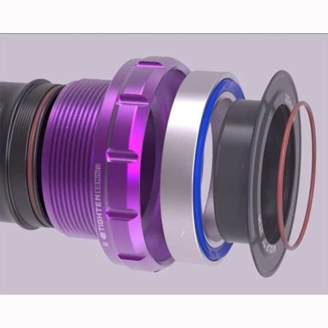 全国翌日お届け！ WOLF TOOTH ウルフトゥース BSAボトムブラケット 24mm for Shimano ウルトラバイオレットパープル 代引OK！