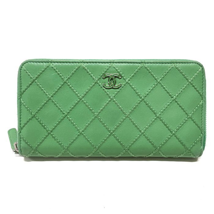 シャネル CHANEL ワイルドステッチ トロピックス ラムスキン