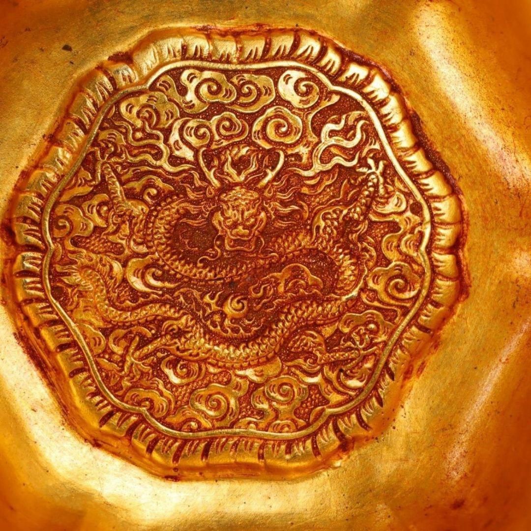 花開富貴金龍六辺銅碗 装飾品 工芸品 美術品 置物 花開富貴金龍六辺銅碗 装飾品 工芸品 美術品 置物 - メルカリ