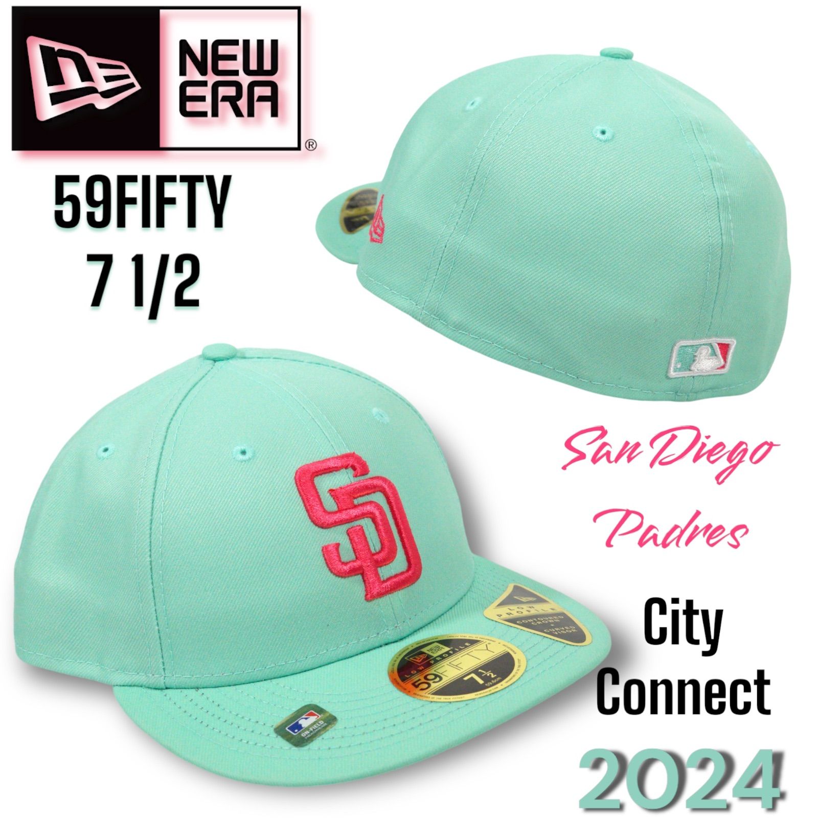 サンディエゴ・パドレス シティーコネクト キャップ タティスJr ニューエラ サンディエゴ・パドレス シティーコネクト キャップ タティスJr