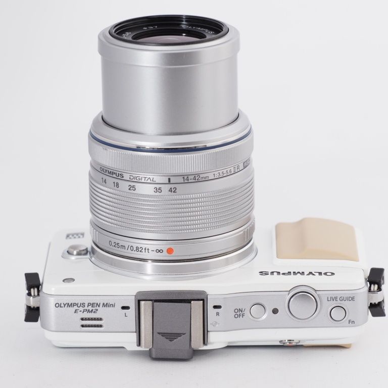 OLYMPUS E-PM2 ミラーレス一眼 ＋ LUMIX単焦点レンズセット Amazon | OLYMPUS ミラーレス一眼 PEN mini E-PM2 レンズキット