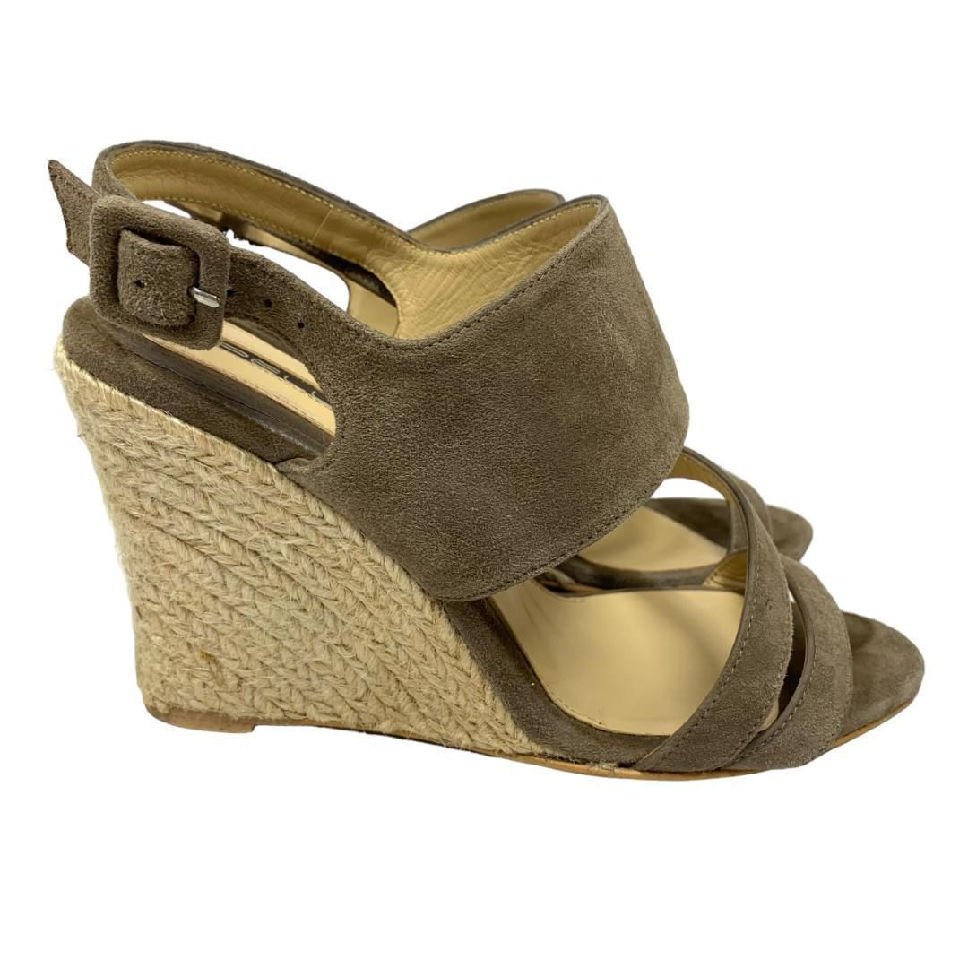 ハラコ ×ウエッジソール  サンダル　ペリーコサニー 美品】ペリーコサニー (23) サンダル ウェッジソール ストラップ